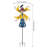 45 Inch Scare Crow Wind Spinner Stake Metal Garden Accents Standard