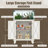 Modern China Cabinets With Storage, Mdf Beige Farmhouse Style For Home