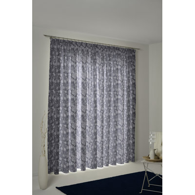 Micheal Pinch Pleat Opaque Single Curtain
