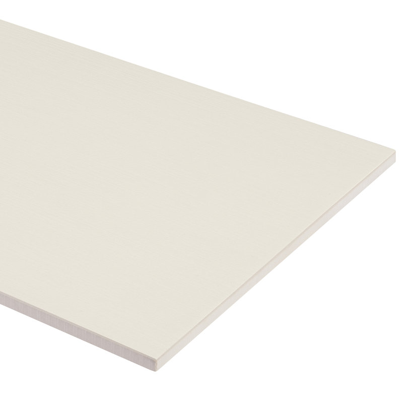 Refinery Semi-Polished 24'' W x 24'' L Porcelain Singular Tile, Cotton