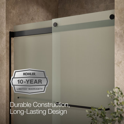 Porte de salle de bain 59,63 "x 62" avec technologie CleanCoat® Levity
