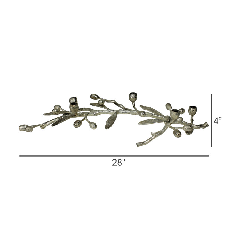 Porte-branche, argent brut