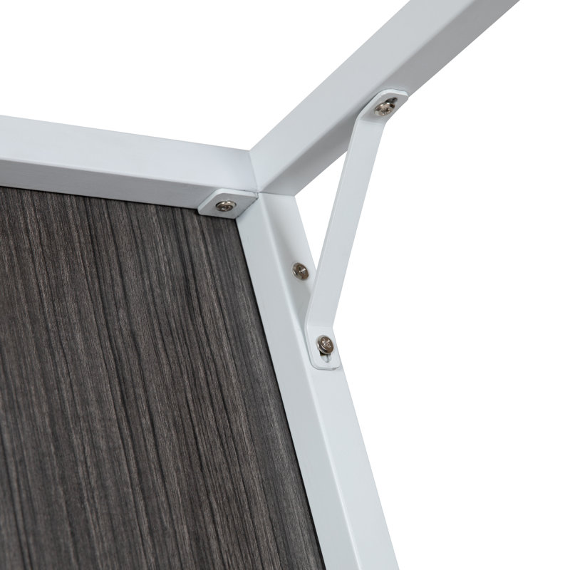 Industrial Modern Desk - Commercial Grade Office Computer Desk and Home Office Desk, 73.7cm H x 120cm W x 59.7cm D
