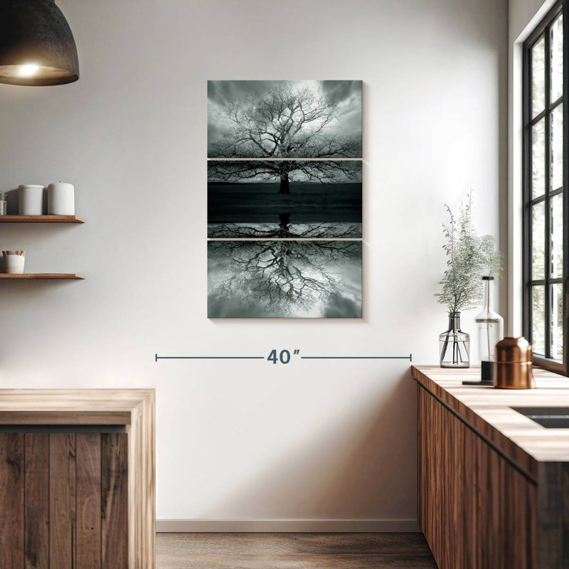 Hitzel Haunted Tree Reflection, 38" H x 24" W