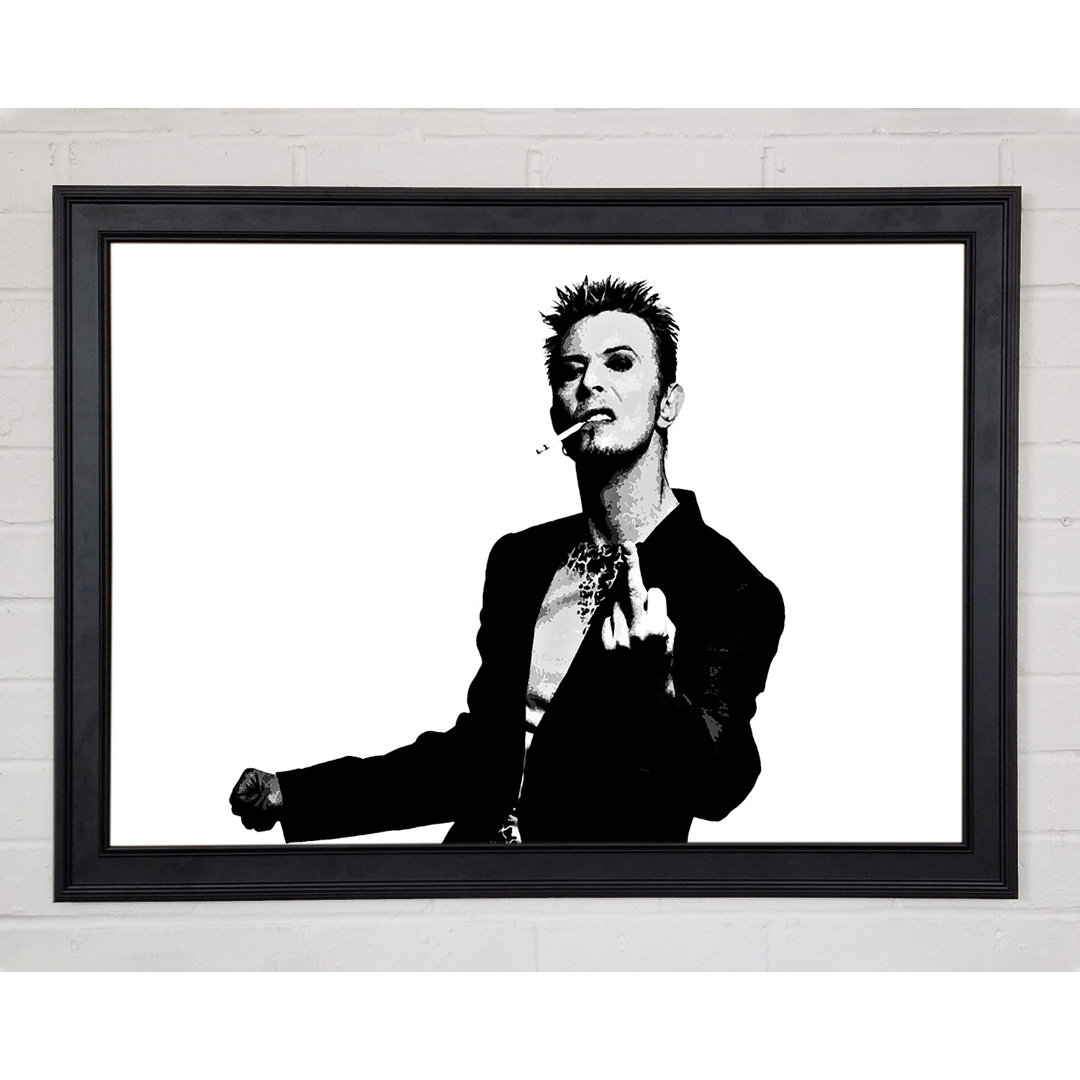 David Bowie Finger - Druck