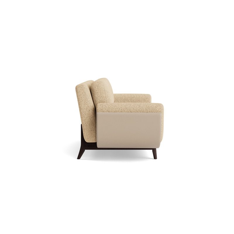 Regatta 90 Sofa, Berber - Dune/Greenwich Leather - Taupe, Java