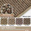 Tapis d'entrée beige antidérapant