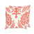 Motif floral rouge