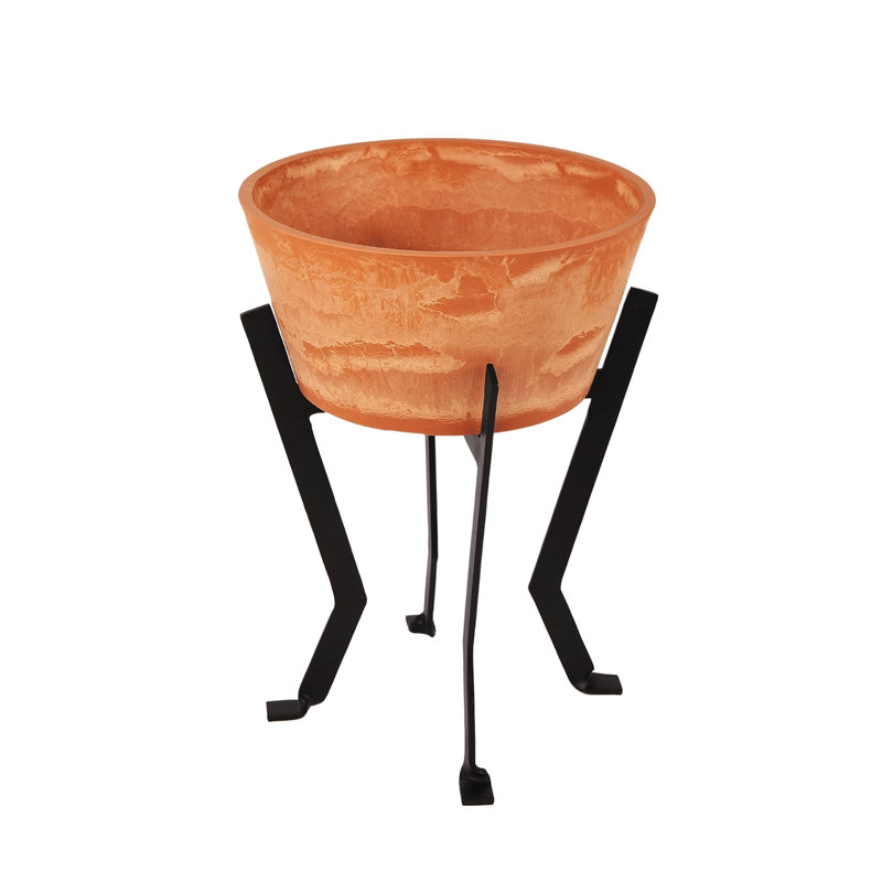 Pot de fleurs Urrutia, H 14,75 po x l 16 po x P 16 po