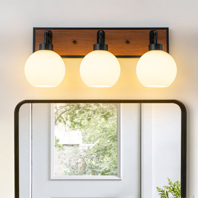 3-Light Modern Farmhouse Vanity Light