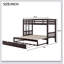 Twin Over Pull-Out Bunk Bed With Trundle-561619629