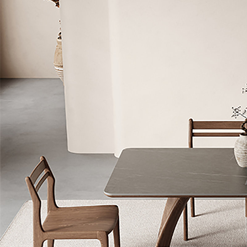 Table rétro vintage avec simplicité moderne, H 29,5 po x L 55,1 po x l 31,5 po