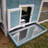 103" Garden Window Wooden Chicken Coop Rabbit Hutch Cage With Run And Nesting Box