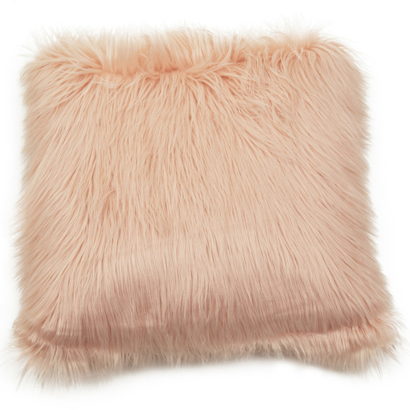 Aizley Square Throw Cushion, Pink