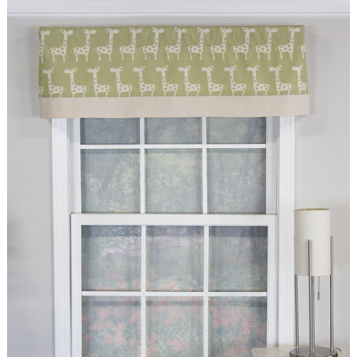 Abstract Tailored Window Valance