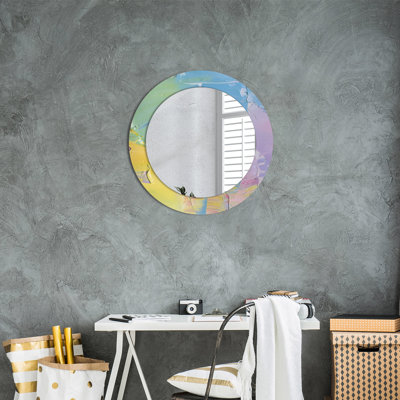 Huldar Glass Flat Wall Mirror
