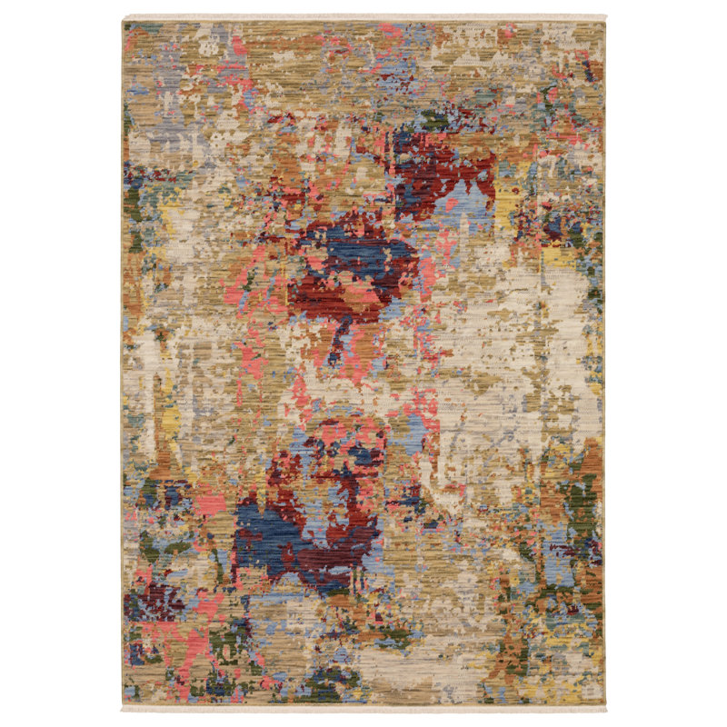 Truffi Abstract Indoor Rug, Rectangle 7'10" x 10'10"