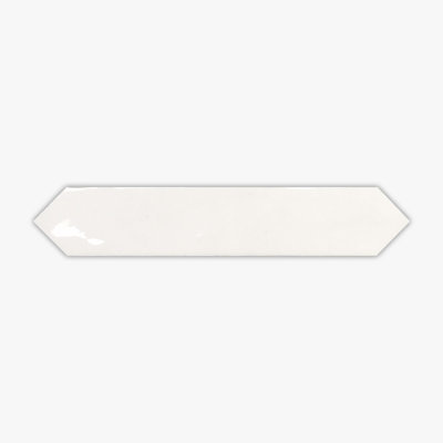 Serenity White Glossy 2x10 Ceramic Wall Tile