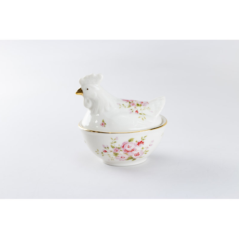 Sugar And Creamer Set with Lid