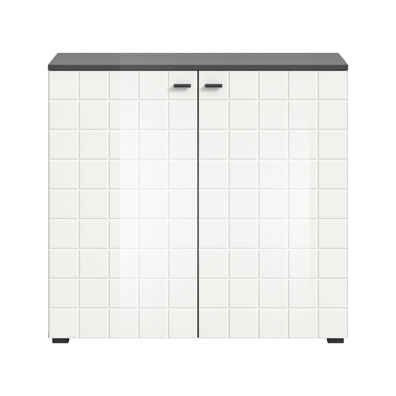Kommode Monte, White/Anthracite