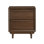Table de chevet classique à finition noyer de 2 tiroirs et port de charge de mobilier de chambre à coucher moderne Mid-Century 1Pc