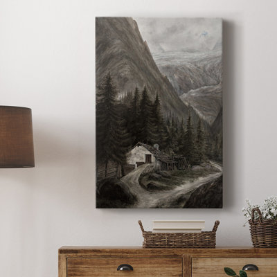 Paysage rétro Cxxxvi - Cavas enveloppés de galerie