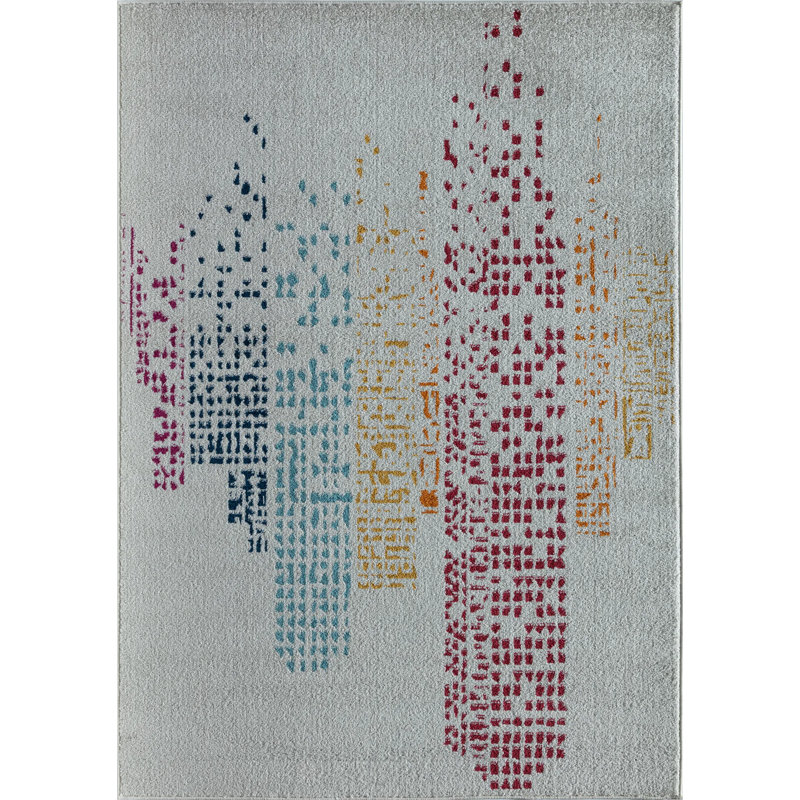 Performance Abstract Indoor Rug, Rectangle 8'3" x 10'0"