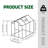 Windproofaluminum Greenhouse Polycarbonate Greenhouse Raised Base And Anchor Aluminum Heavy Duty Walk-In Greenhouses-115824012-115824016