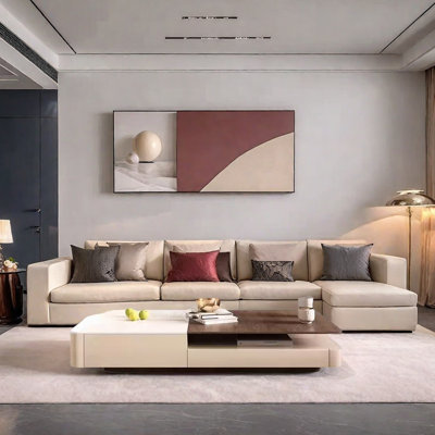 Granite slab Italian minimalist coffee table