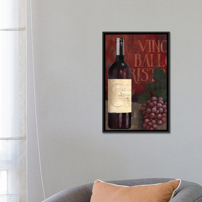 « wine still life i », publicité sur toile