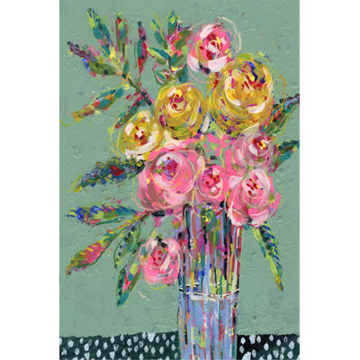 " Bright Colored Bouquet II " by Regina Moore Painting Print