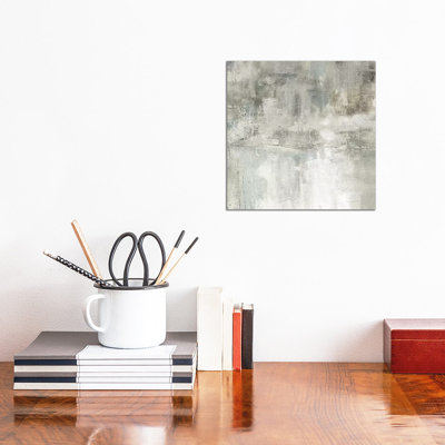 Misty Lake by Carol Robinson - Print on Canvas