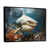 Black Floater Framed