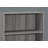 Transitional Bookshelf, 4 Tier Bookcase