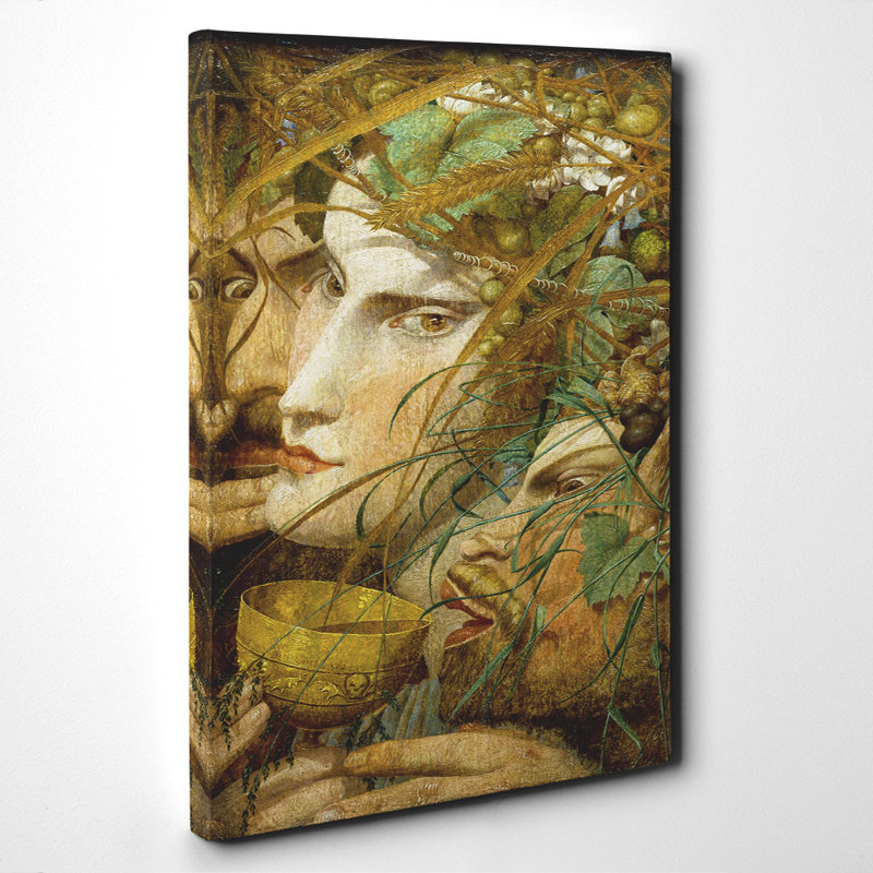 Richard Dadd - Wrapped Canvas Painting, 100cm H x 70cm W