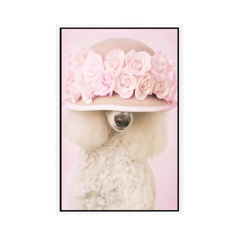 Riot by Rachael Hale - Print on Canvas, White Framed, 66.04 cm H x 45.72 cm W