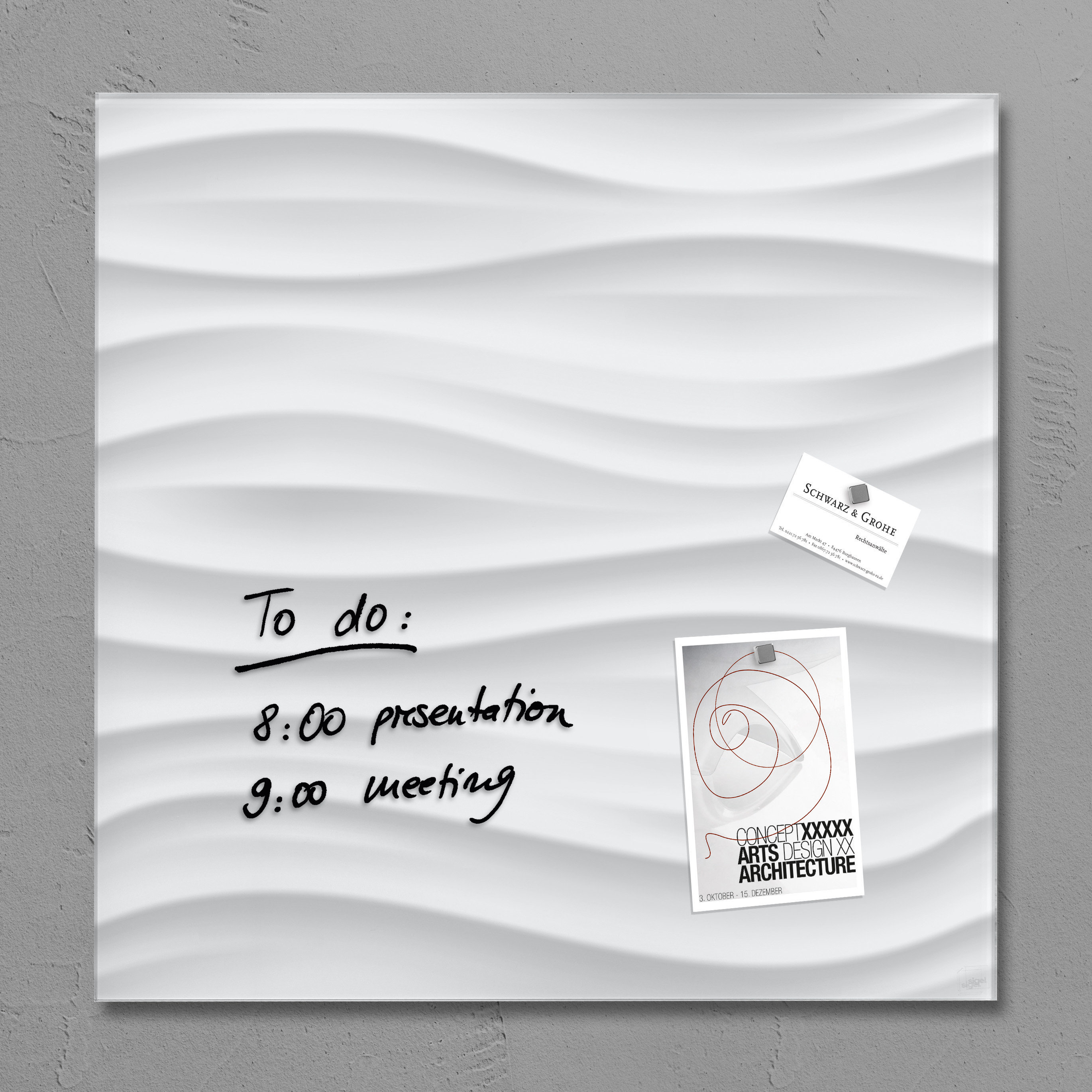 Sigel Glass Dry Erase Board & Reviews Wayfair