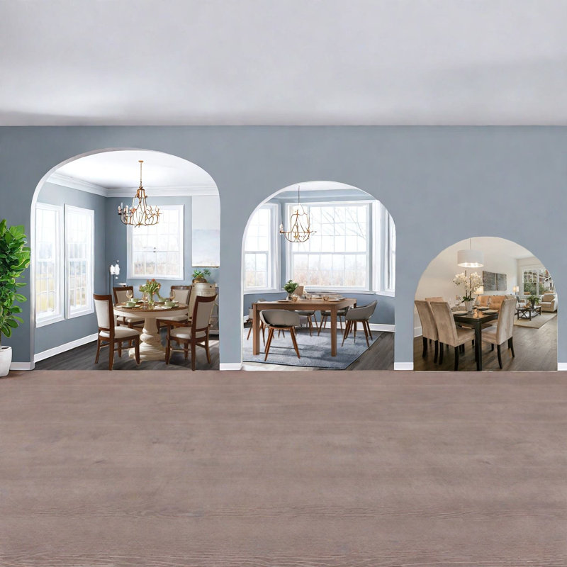 Spacious Dining Tables (table Only, No Chairs, Complete With Top And Legs) Walnut Mdf Modern Home Kitchen