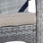 Patio Chair with Cushions( Grey Cushion)