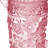 Pink Acrylic Convex Curve Shape Stemless Pitcher