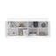 Buffet viennois de 62 po en blanc