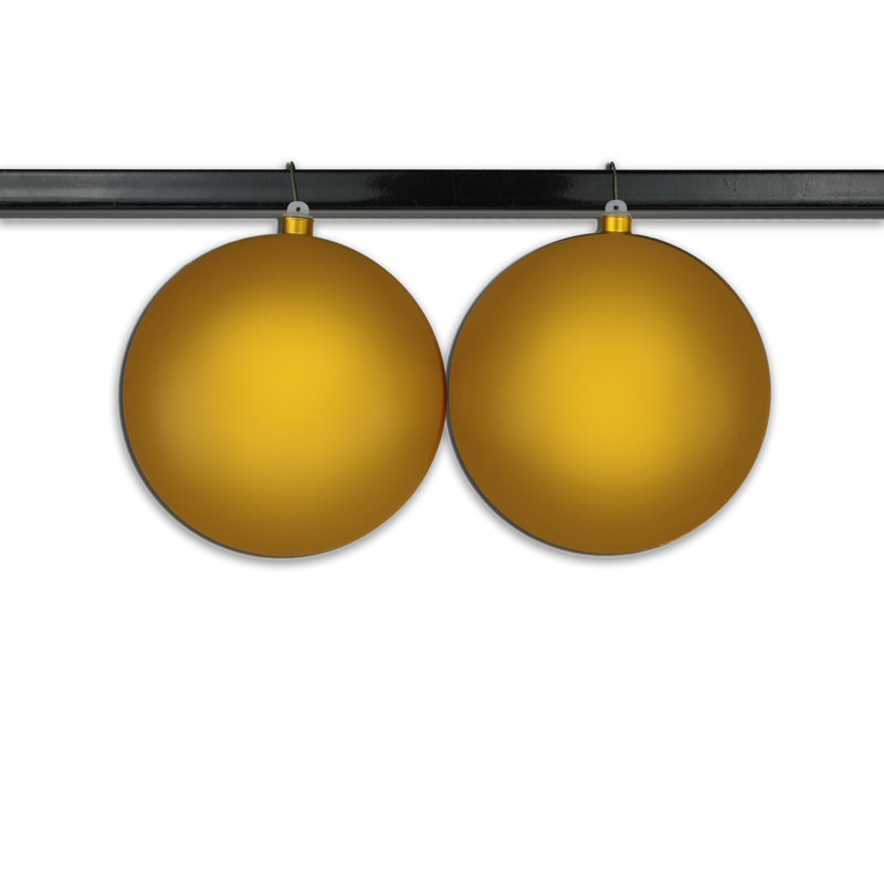 Shatterproof Ball Ornament, Doré