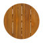 Table d'appoint ronde en acacia