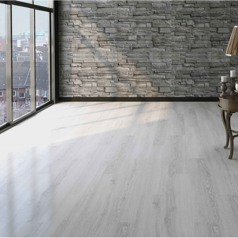 Caravel 6.5mm Thick 9'' W x 60'' L Oak Vinyl Plank, White