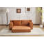 Canapé-causeuse, canapé-lit confortable à assise profonde, petit canapé moderne en velours côtelé pour la chambre à coucher du salon, coussin réversible avec coussins, aucun assemblage requis-2133602270