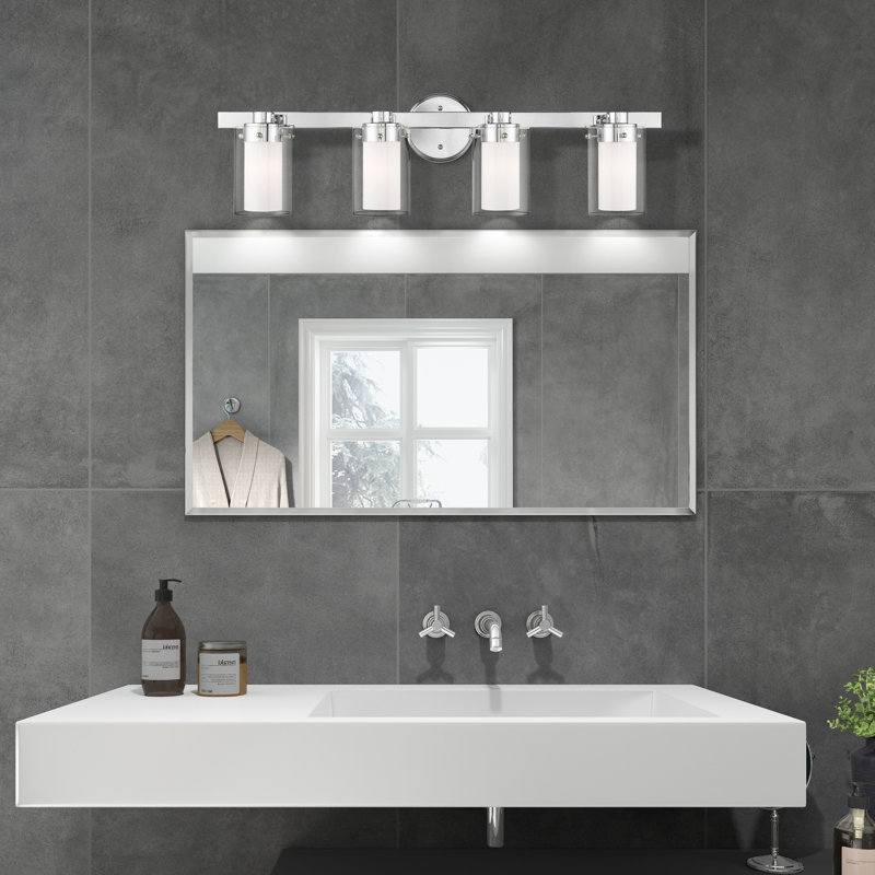 Armantas 4 - Light Dimmable Bath Bar, Polished Chrome