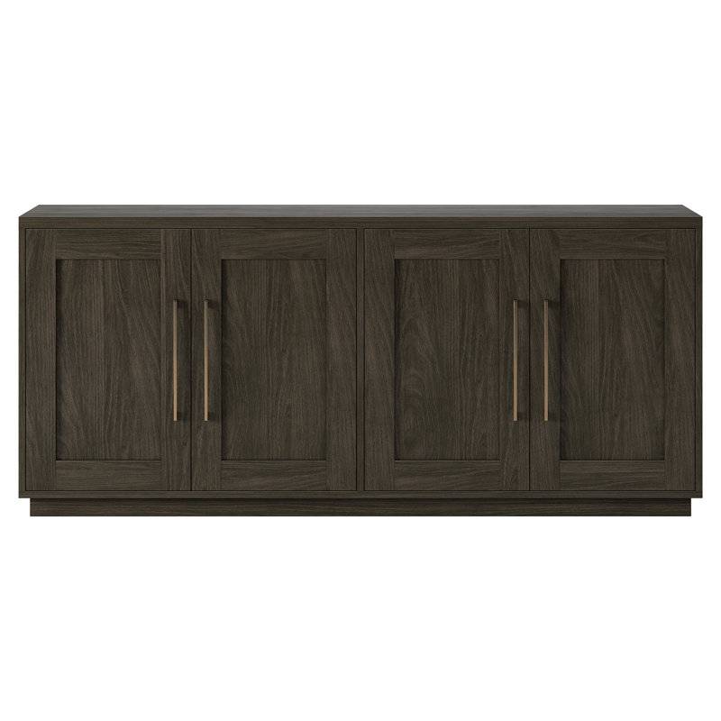 Tillman 68" Rectangular Buffet Table, Alder Brown