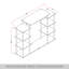 Tablette polyvalente avec barre de suspension en tissu Easy Twist-1546064288