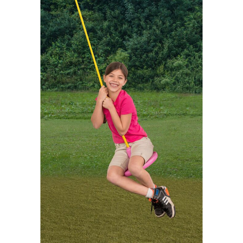 Plastic Disc Swing, Pink