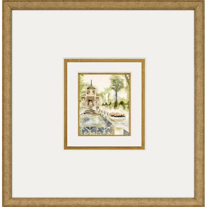 Fountains II Framed Art